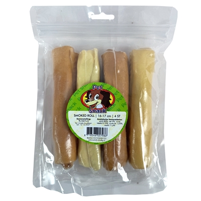 Petsnack Smoked Roll 16-17 cm 4 st