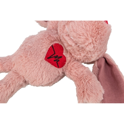 Trixie Hond Hart Pluche Roze 28 cm