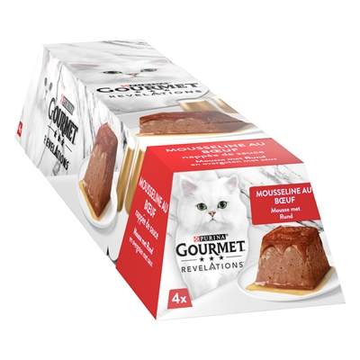 Gourmet Revelations Mousse Met Rund 4x57 gr