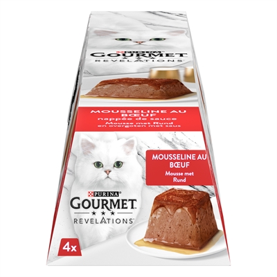 Gourmet Revelations Mousse Met Rund 4x57 gr