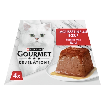 Gourmet Revelations Mousse Met Rund 4x57 gr