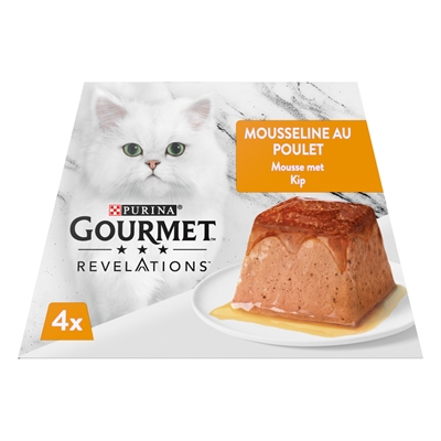 Gourmet Revelations Mousse Met Kip 4x57 gr