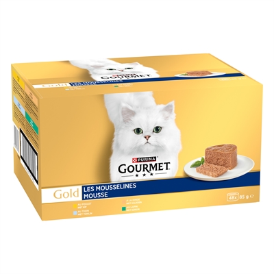 Gourmet Gold Mousse Multipack 48x85 gr