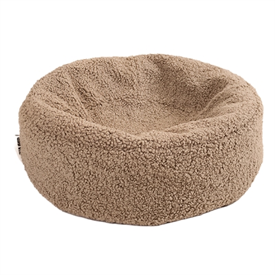 Bia Bed Premium Hoes Teddy Beige 50x50x12.5 cm