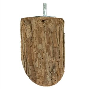 Back Zoo Nature Wood Slice Perch Ca. 10x7.5x3 cm