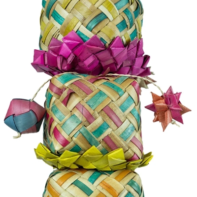 Back Zoo Nature Flower Tower Ca. 45x7x7 cm