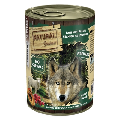 Natural Greatness Lamb / Papaya 400 gr