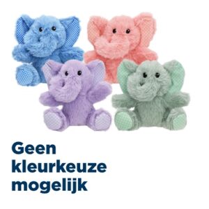 Multipet Minipet Olifant Assorti 14x13x7 cm