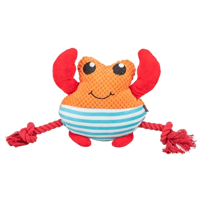 Trixie Krab Met Flostouw Oranje 28x8.5x20.5 cm