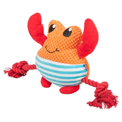Trixie Krab Met Flostouw Oranje 28x8.5x20.5 cm