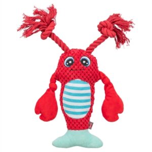 Trixie Kreeft Met Flostouw Rood 34x17x10.5 cm