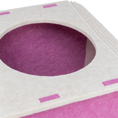 Trixie Speelbox Merle Vierkant Vilt Zand / Roze 58x27x29 cm
