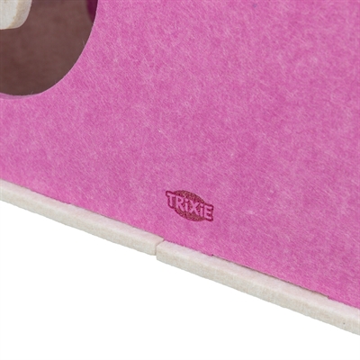 Trixie Speelbox Merle Vierkant Vilt Zand / Roze 58x27x29 cm