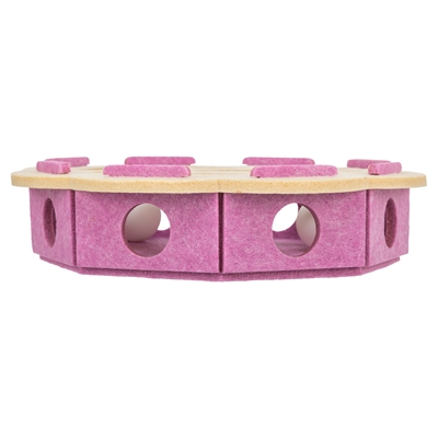 Trixie Hole'n'roll Bloem Vilt Roze / Beige 30x30x7.5 cm