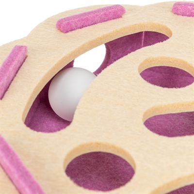 Trixie Hole'n'roll Bloem Vilt Roze / Beige 30x30x7.5 cm