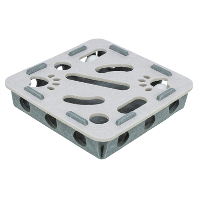Trixie Hole'n'roll Box Vilt Grijs 30x30x7.5 cm