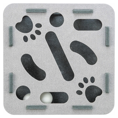 Trixie Hole'n'roll Box Vilt Grijs 30x30x7.5 cm