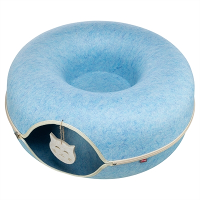 Trixie Speeldonut Vilt Blauw 60x60 cm
