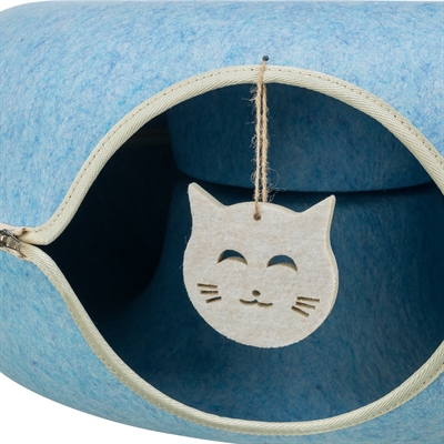 Trixie Speeldonut Vilt Blauw 60x60 cm