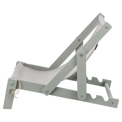 Trixie Strandstoel Hout Grijs 51x33x37 cm