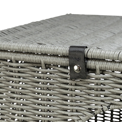 Trixie Kattenmand Amalia Hoekig Polyrattan Grijs 37x35x57 cm