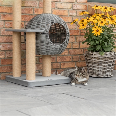 Trixie Krabpaal Amalia Outdoor Grijs 48x48x143 cm