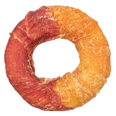 Trixie Denta Fun Ring Met Kip / Eend 9 cm 70 gr 50 st