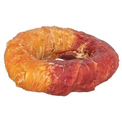 Trixie Denta Fun Ring Met Kip / Eend 9 cm 70 gr 50 st