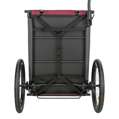 Trixie Hondenfietskar Grijs / Rood 61/125x56x64 cm