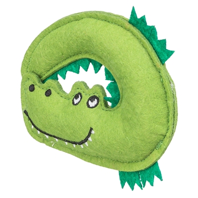 Trixie Krokodil Vilt Met Catnip 10.5 cm 4 st