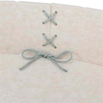 Trixie Kattenmand Emelie Vilt Ovaal Zand / Grijs 50x42x9 cm