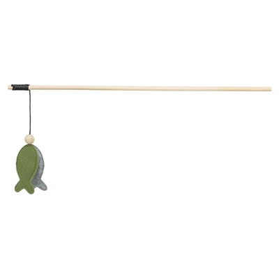 Trixie Kattenhengel Met Vis Met Catnip Vilt / Hout 48 cm 4 st
