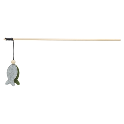 Trixie Kattenhengel Met Vis Met Catnip Vilt / Hout 48 cm 4 st