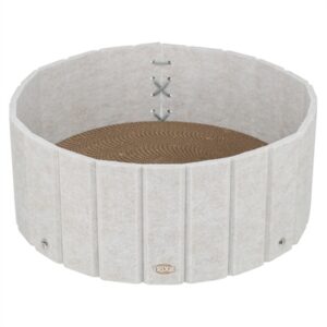 Trixie Krabmat Kattenmand Rand Vilt Creme 38x38x16 cm