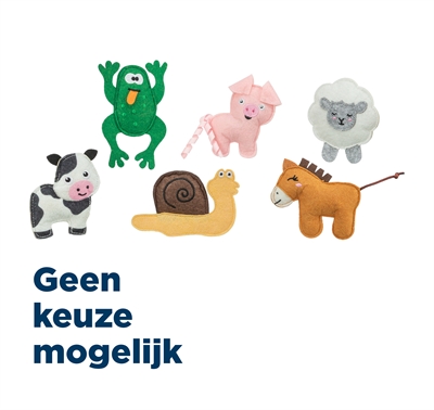 Trixie Boerderijdieren Vilt Met Catnip 8-11 cm 48 st