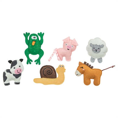 Trixie Boerderijdieren Vilt Met Catnip 8-11 cm 48 st