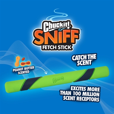Chuckit Sniff Fetch Stick Pindakaasgeur 28x3x2.5 cm