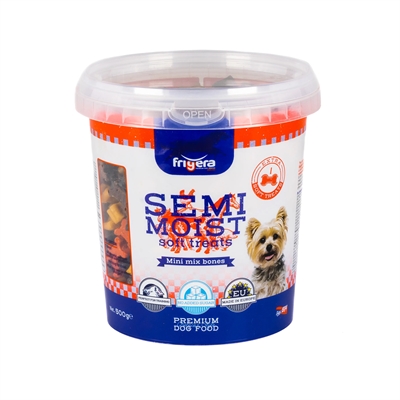 Frigera Soft Treats Mini Mix Bones 500 gr
