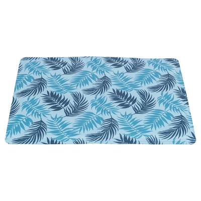 Trixie Koelmat Met Palmbladeren Print Lichtblauw 40x30 cm