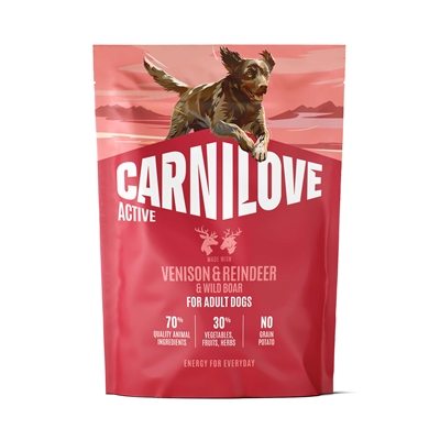 Carnilove Active Adult All Breeds Venison / Reindeer / Wild Boar 1.5 kg