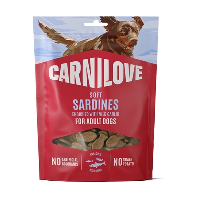 Carnilove Soft Snack Sardines / Wild Garlic 200 gr