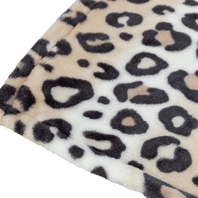 Trixie Hondendeken Leo Softpluche Panterprint Creme 100x70 cm