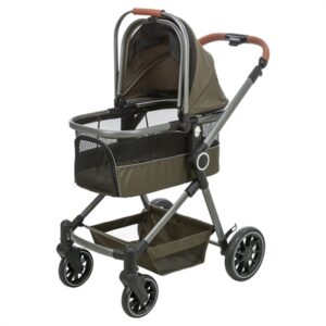 Trixie Hondenbuggy Maximaal 22 kg Olijfgroen 56x100x101 cm