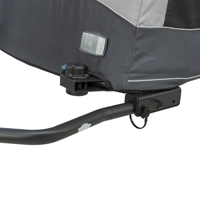 Trixie Fietskar Opvouwbaar Snelvouw Functie Tot 45kg Grijs XL 87.5x93/150x97 cm