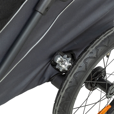 Trixie Fietskar Opvouwbaar Snelvouw Functie Tot 45kg Grijs XL 87.5x93/150x97 cm