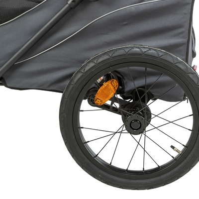 Trixie Fietskar Opvouwbaar Snelvouw Functie Tot 45kg Grijs XL 87.5x93/150x97 cm