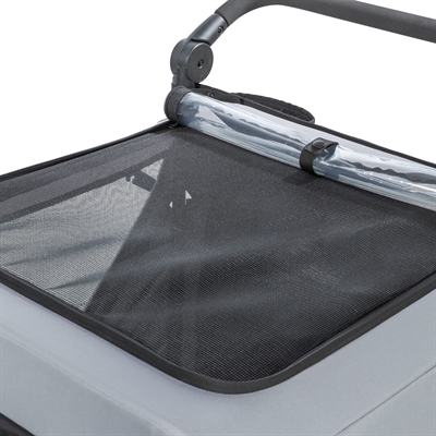 Trixie Fietskar Opvouwbaar Snelvouw Functie Tot 45kg Grijs XL 87.5x93/150x97 cm