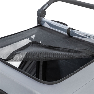 Trixie Fietskar Opvouwbaar Snelvouw Functie Tot 45kg Grijs XL 87.5x93/150x97 cm