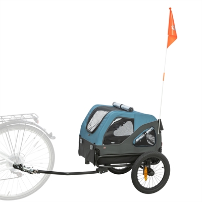 Trixie Fietskar Tot 23 kg Blauw / Grijs S 70x88/131x88 cm