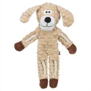 Trixie Hond Pluche Met Touw Zand 38 cm
